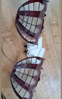 2x Tiffany style wall lamp