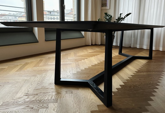 Image 1 of Flexform table Jiff, a classic “Made in Italy”