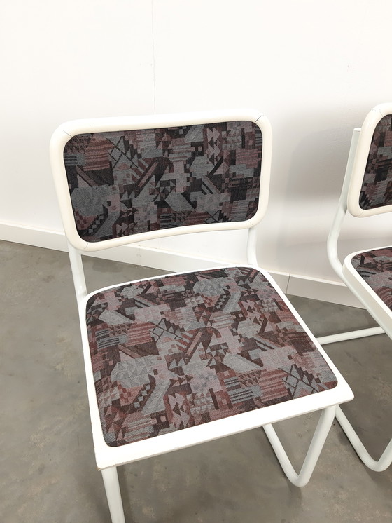 Image 1 of 2 chaises vintage à structure tubulaire