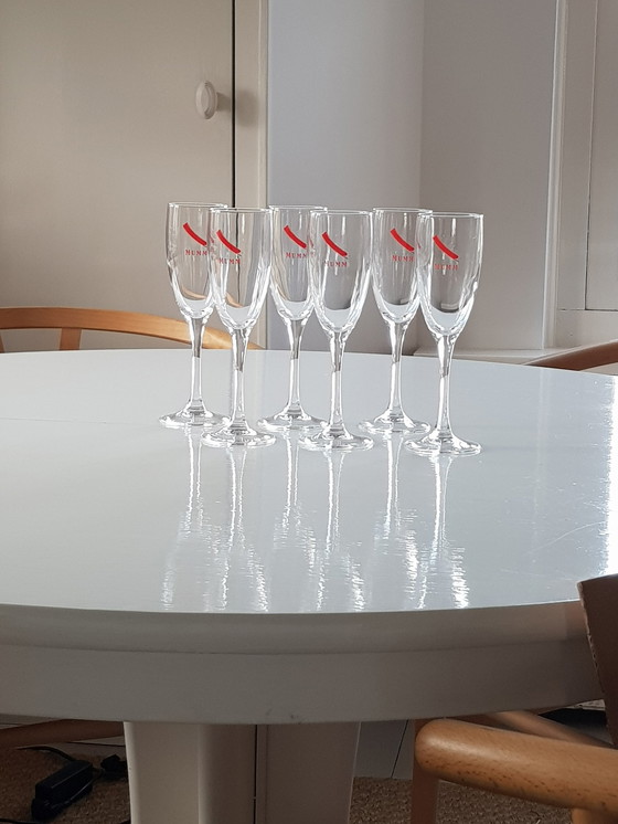 Image 1 of 6x Mumm champagne glasses