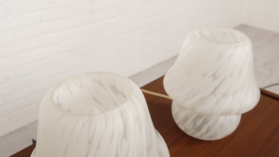 Image 1 of Set of 2 table lamps | Mushroom model | Hustadt Leuchten | Swirl