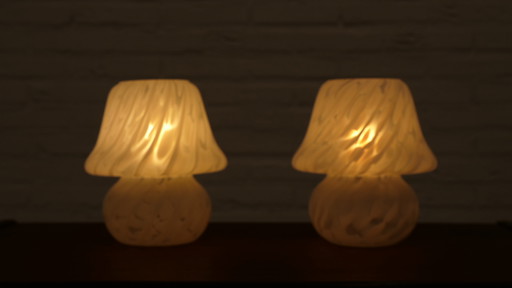 Set of 2 table lamps | Mushroom model | Hustadt Leuchten | Swirl