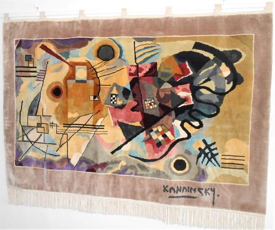 Image 1 of Vintage tapestry after Wassily Kandinsky