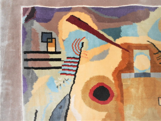 Image 1 of Vintage tapestry after Wassily Kandinsky