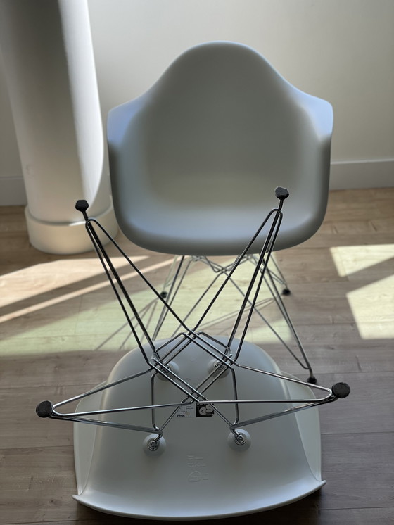 Image 1 of 2x Eames DAR wit Fiberglass Armchair