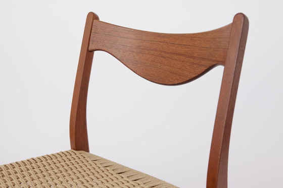 Image 1 of 2x Arne Wahl Iversen dining chairs Denmark 60s-70s