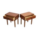 Tables de nuit vintage en teck