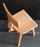 Sedia per bambini in legno Schilte vintage anni '60