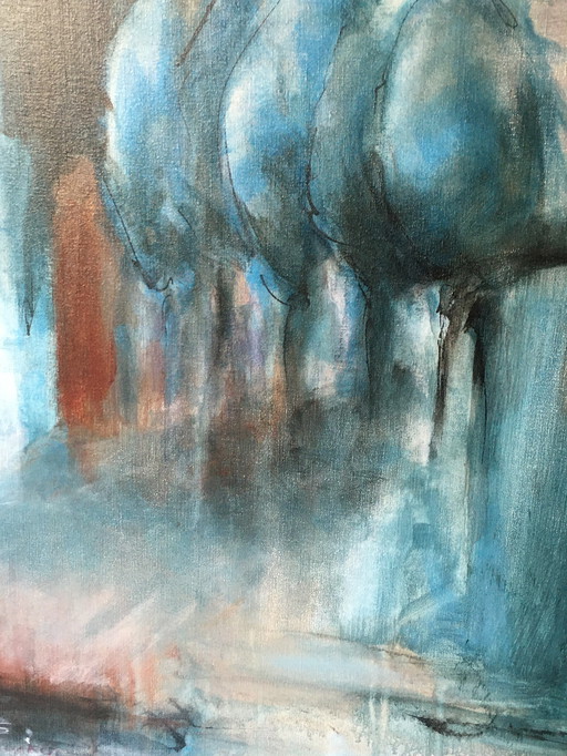 Ombrie, peinture acrylique. Jos Ramakers (1954)