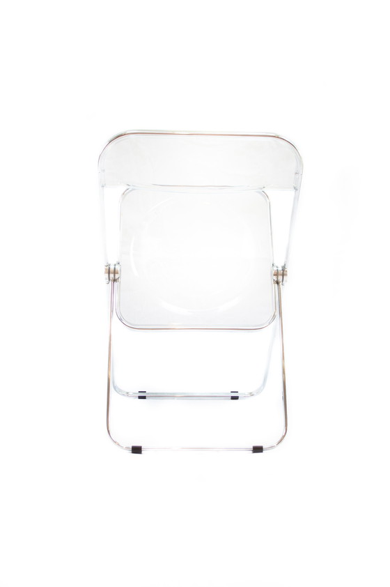 Image 1 of 4x Castelli Giancarlo Piretti Clear Plia chairs