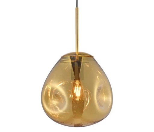 Leitmotiv Blown Gold S hanging lamp