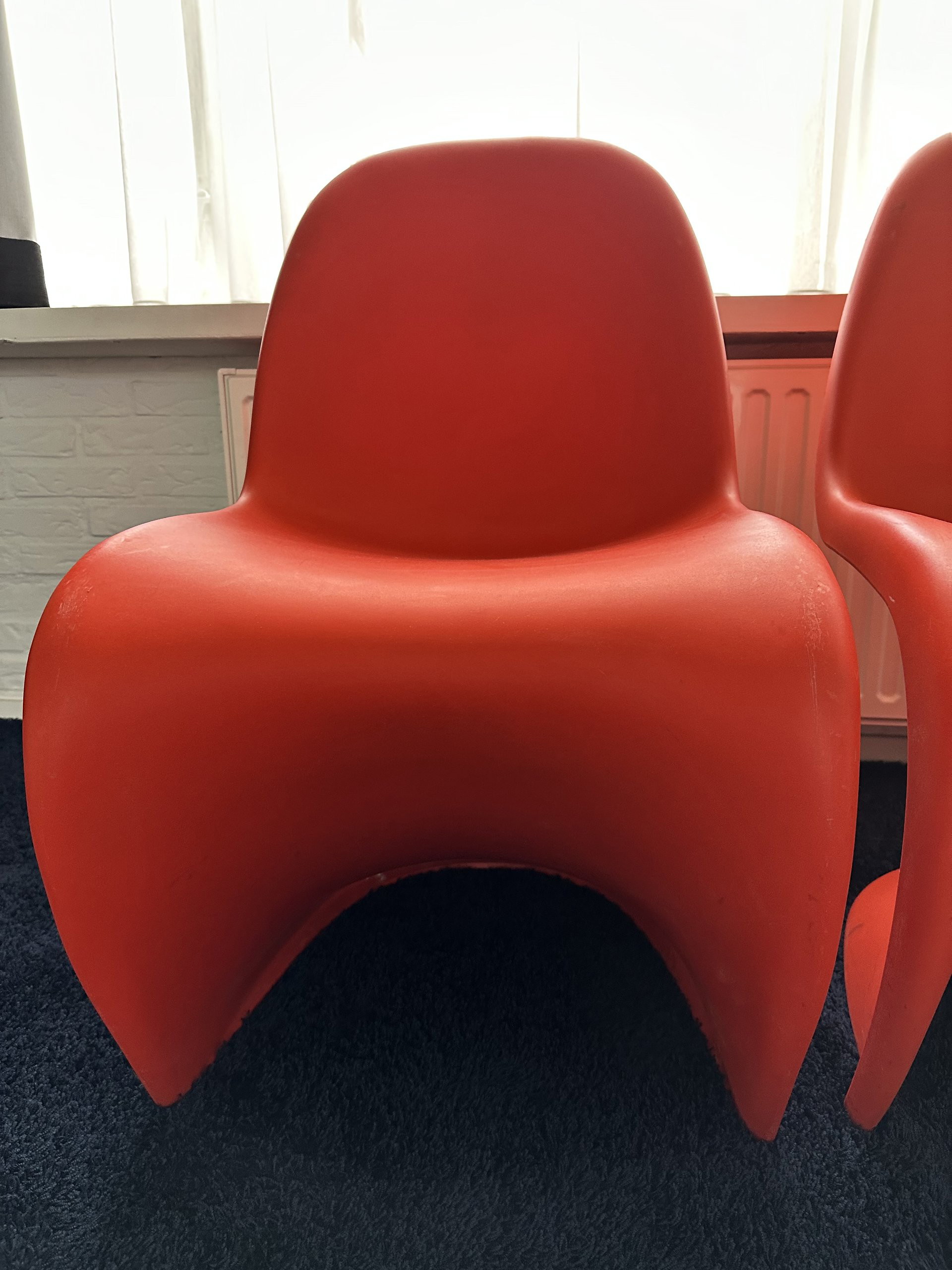 Panton discount chair orange