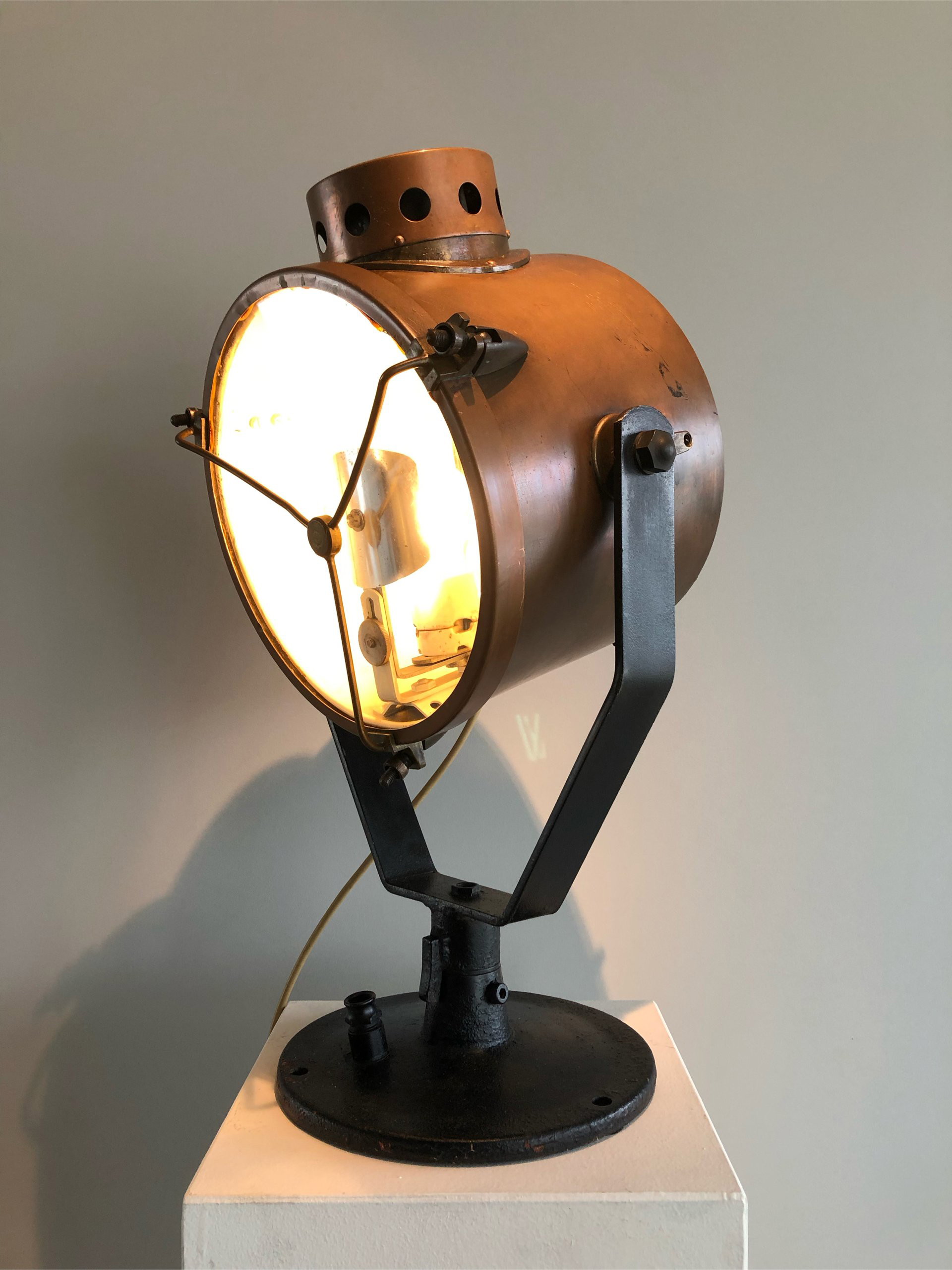 Vintage store marine searchlight