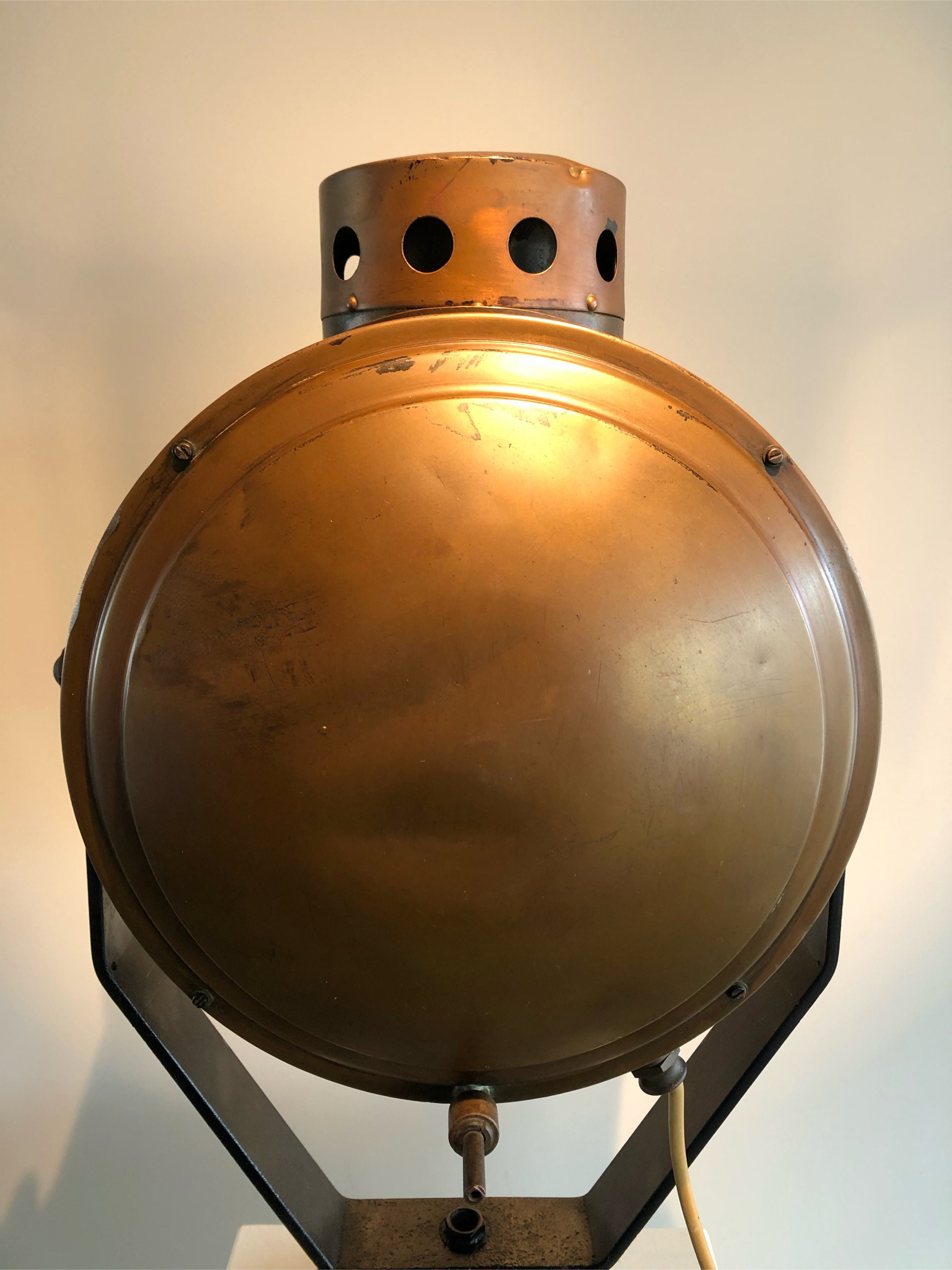 Vintage Copper Marine Searchlight 625 Whoppah