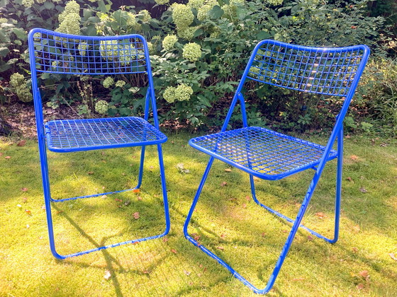 Image 1 of 2x Niels Gammelgaard Ted Net folding chair