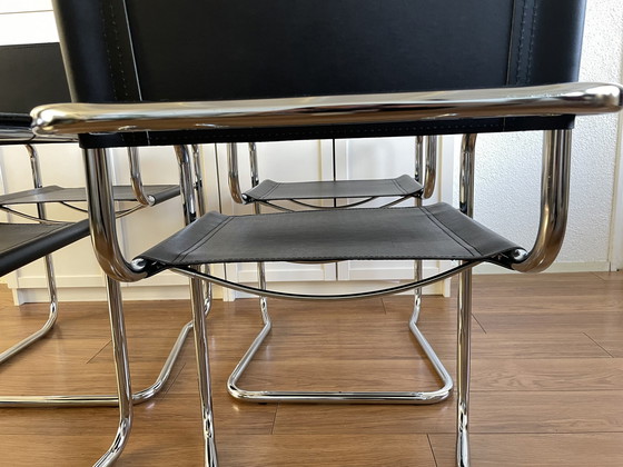 Image 1 of 4x Sedia con struttura tubolare vintage