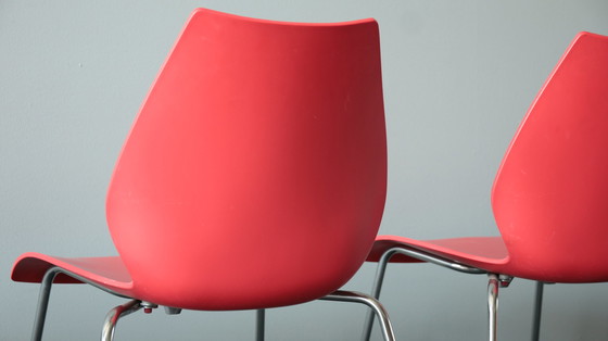 Image 1 of 6x Kartell Maui chairs by Vico Magistretti