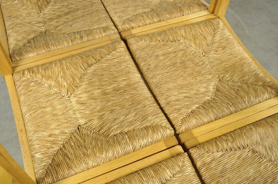 Image 1 of Azs / Vintage Oak Dining Chairs (6) / Gerard Geytenbeek / 1960S Netherlands