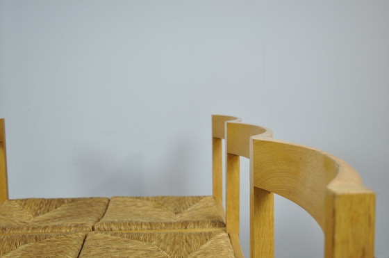 Image 1 of Azs / Vintage Oak Dining Chairs (6) / Gerard Geytenbeek / 1960S Netherlands