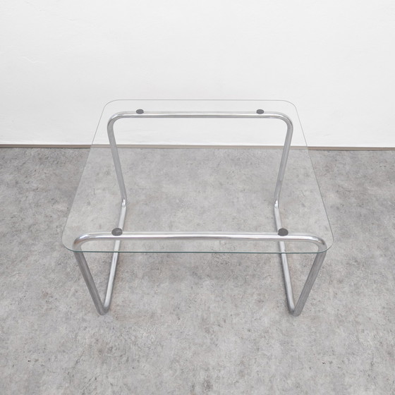 Image 1 of Mid Century Tubular Steel Coffee Table From Kovona