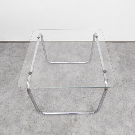 Image 1 of Mid Century Tubular Steel Coffee Table From Kovona