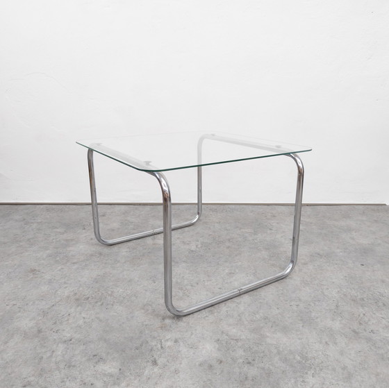 Image 1 of Mid Century Tubular Steel Coffee Table From Kovona