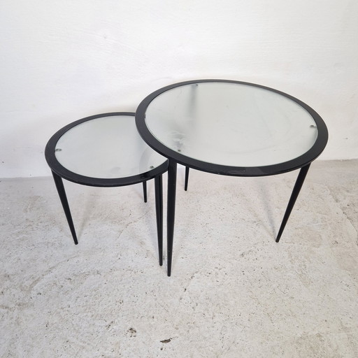 1980s Minimalist Side Tables