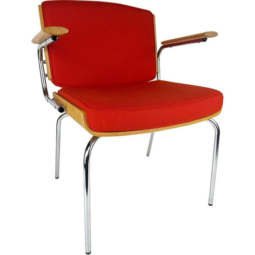 Vintage oak armchair by Duba Møbelindustri, Denmark 1970s