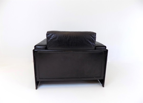 Image 1 of Matteo Grassi Korium Km 3/1 Leather Lounge Chair By Tito Agnoli, 1980