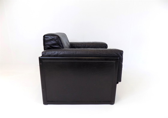 Image 1 of Matteo Grassi Korium Km 3/1 Leather Lounge Chair By Tito Agnoli, 1980