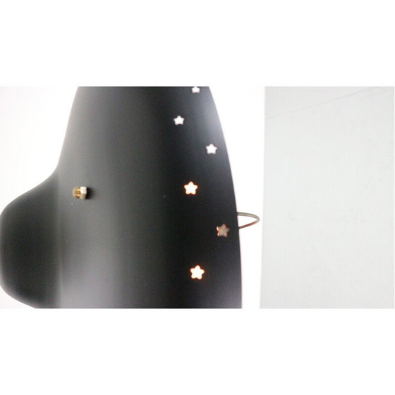 Image 1 of Vintage pendant lamp in opaline glass and opal brass by Bent Karlby for Lyfa, Denmark 1950