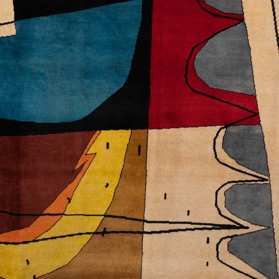 Image 1 of Vintage “Taurus XIII” rug in Merino wool, 1956