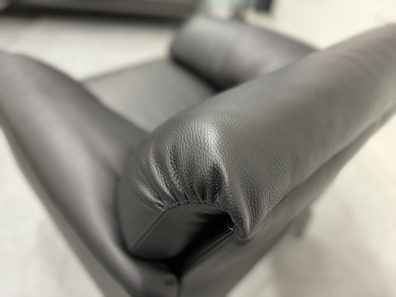 Image 1 of Leolux Bora Balanza Armchair Senso Leather Black