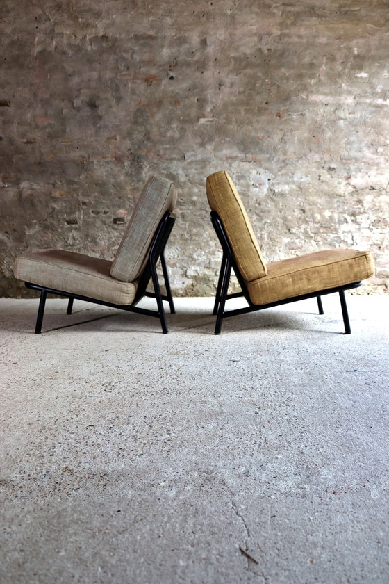 Image 1 of Artifort - Chaises modèle 013 - Lot de 2 - Alf Svensson - Dux - Suède - années 1950