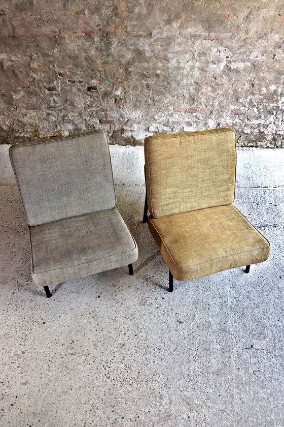 Image 1 of Artifort – Model 013 chairs – Set of 2 – Alf Svensson – Dux – Sweden – 1950s