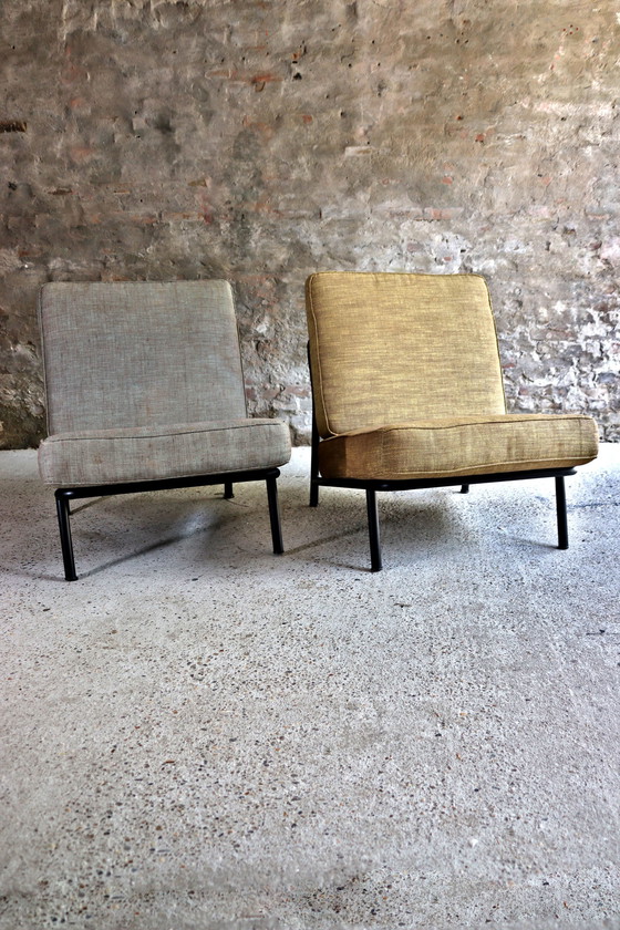 Image 1 of Artifort – Model 013 chairs – Set of 2 – Alf Svensson – Dux – Sweden – 1950s