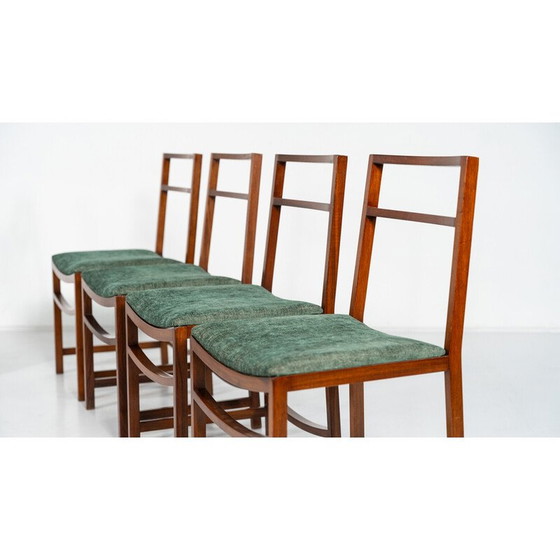 Image 1 of Set of 8 vintage dining chairs by Renato Venturi for Mim, 1950