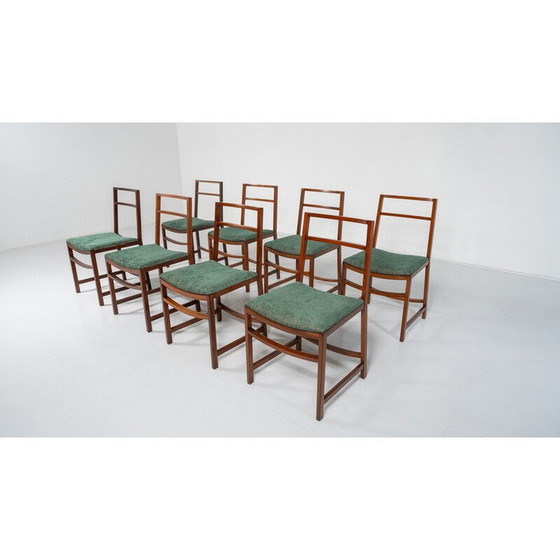 Image 1 of Set of 8 vintage dining chairs by Renato Venturi for Mim, 1950