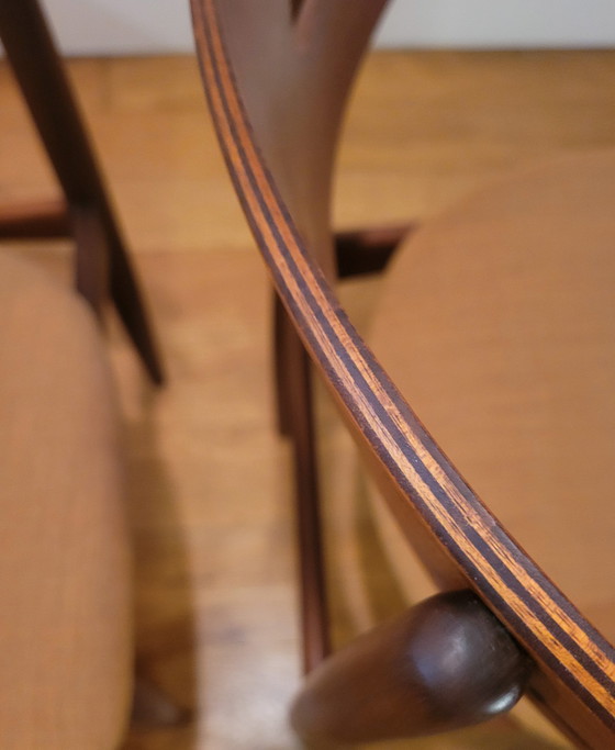 Image 1 of Vintage Dining Chairs By Johannes Andersen For Bramin