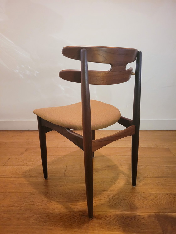 Image 1 of Vintage Dining Chairs By Johannes Andersen For Bramin
