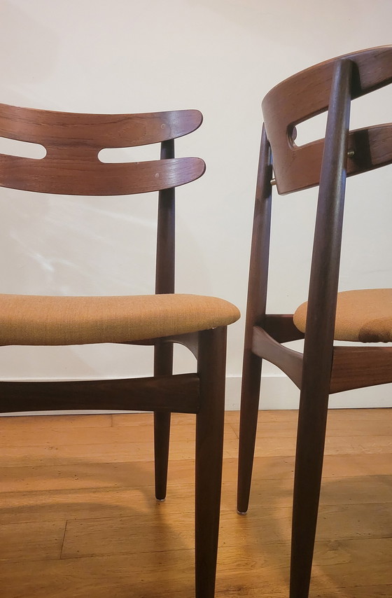 Image 1 of Vintage Dining Chairs By Johannes Andersen For Bramin