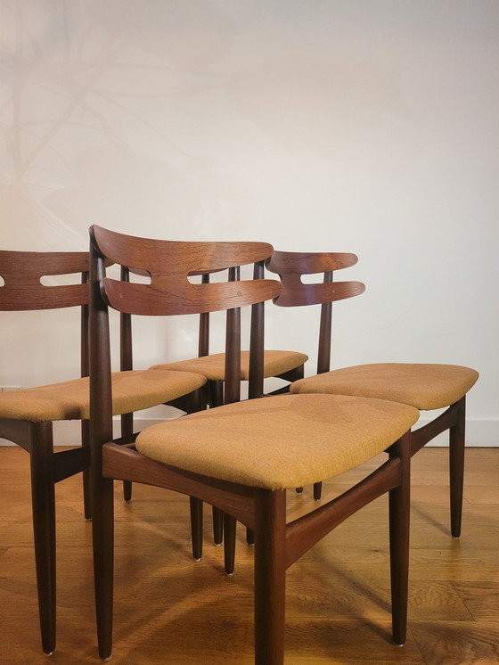 Image 1 of Vintage Dining Chairs By Johannes Andersen For Bramin
