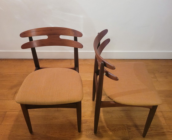 Image 1 of Vintage Dining Chairs By Johannes Andersen For Bramin