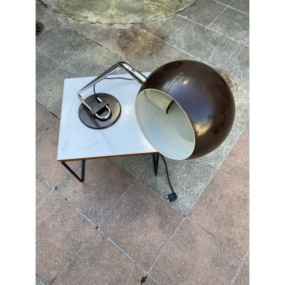 Image 1 of Vintage brown Joe Colombo table lamp 1974