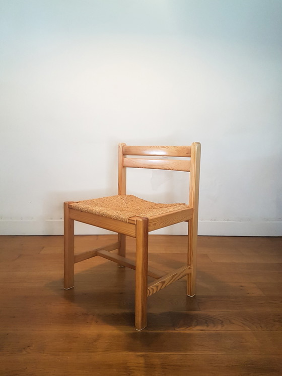 Image 1 of 2x Asserbo dining chairs by Børge Mogensen