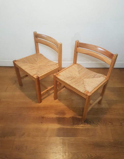 2x Asserbo dining chairs by Børge Mogensen