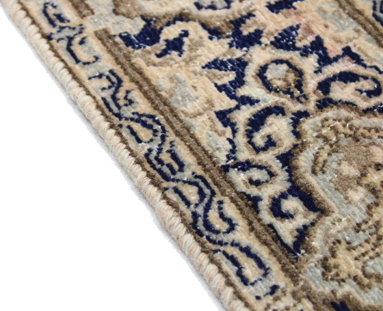 Image 1 of Tappeto persiano originale annodato a mano Vintage Art Modern Kirman 212 x 122 cm Ottime condizioni