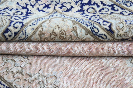 Image 1 of Tappeto persiano originale annodato a mano Vintage Art Modern Kirman 212 x 122 cm Ottime condizioni