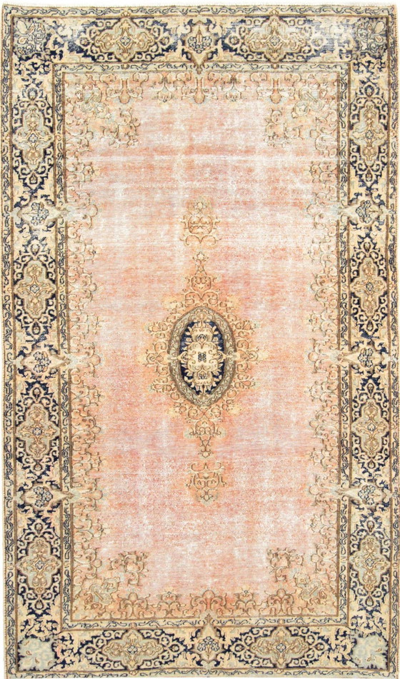 Image 1 of Tappeto persiano originale annodato a mano Vintage Art Modern Kirman 212 x 122 cm Ottime condizioni