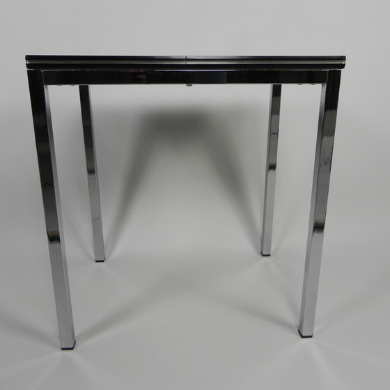 Image 1 of Table basse vintage avec impression sur bois, 1960